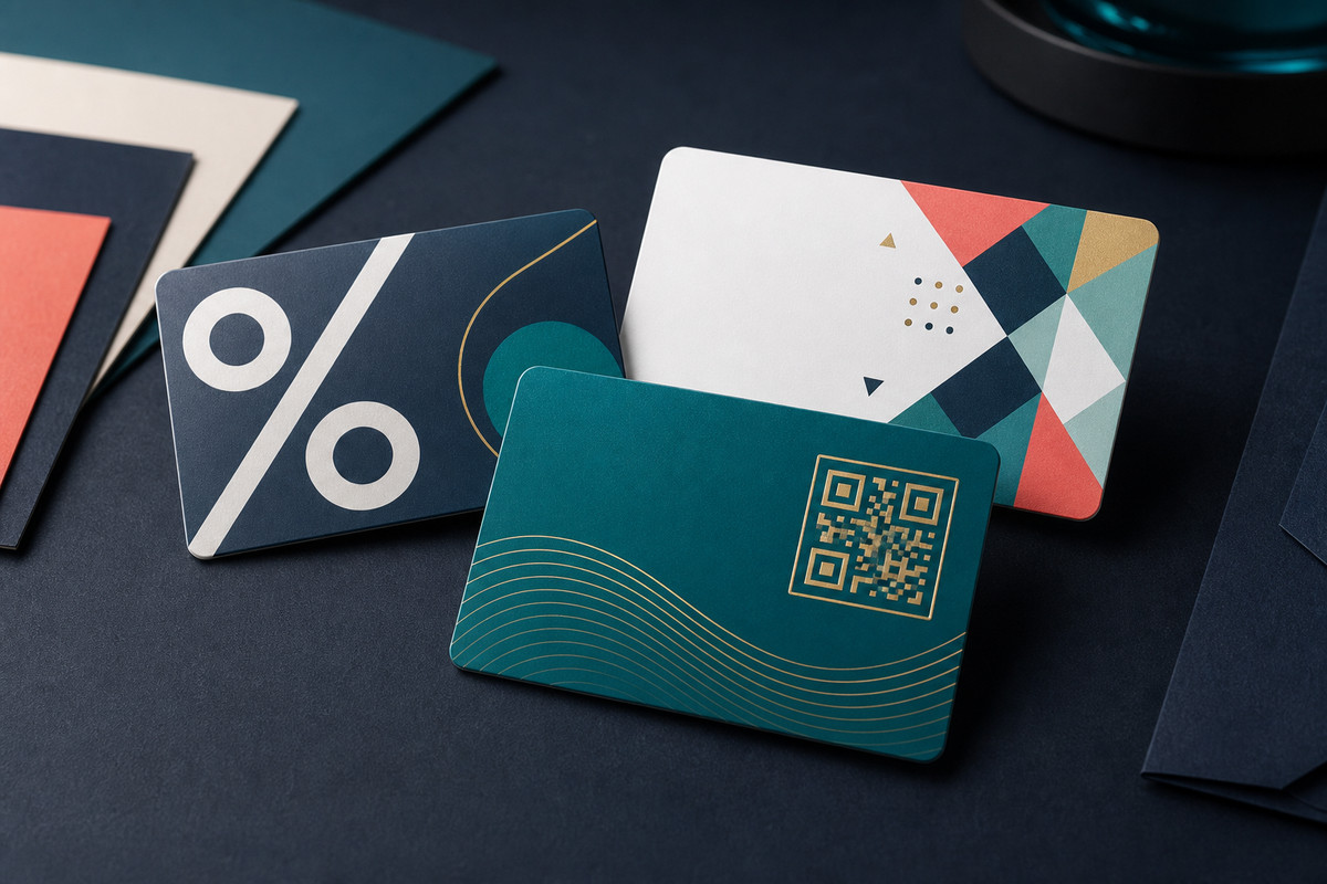 Premium promotional and fundraising plastic card mockup